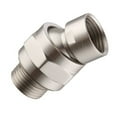 thumbnail image 1 of Shower Head Swivel Ball Adapter, Heavy Duty Solid Brass Shower Connector Ball Joint Adjustable Universal Shower Arm Extension Component, 1 Pcs, 1.93 Inches, 1 of 9
