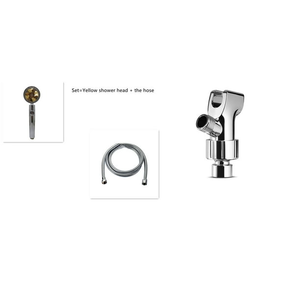 Shower Head Water Saving Flow 360 Degrees Rotating With Small Fan ABS Rain High Pressure Spray Nozzle Bathroom Accessories