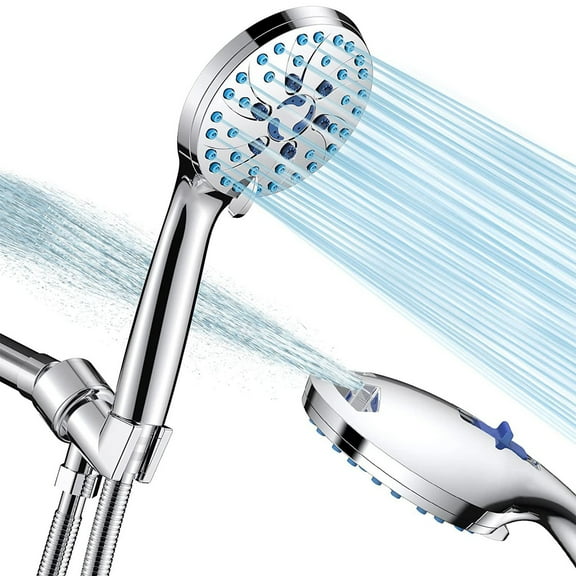 Shower Head With 7 Spray Functions, Saturating Spray, Can Be Used For Home, Gym, Senior Hotel,bath,swith Spray Function, 8-Mode Handheld Multifunctional Showe