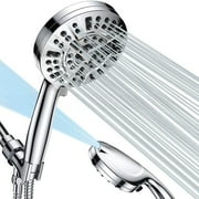 ATUPEN Shower Head with Handheld, High Pressure 10 Modes with 59" Stainless Steel Hose Adjustable Holder