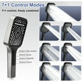 thumbnail image 1 of Shower Head with High Pressure, Large Universal Handheld Shower Head, 7 Spray Jet Modes, 1 of 6