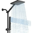thumbnail image 1 of Shower Heads with Handheld Combo 10 Inch High Prure Rain Shower Head Height Adjustable Dual 2 in 1 Shower Head System with Stainl Steel Hose Matte Black, 1 of 4