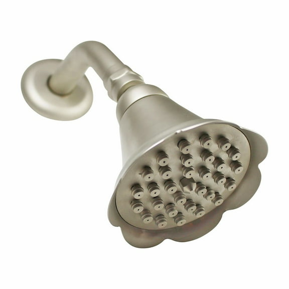 Shower Heads Solid Brass Nickel 30 Fine Mist Jets | Renovator's Supply