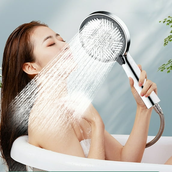 Shower - High-Pressure Handheld Showerhead - Hard Water High Pressure 3 Spray Modes Handheld Shower For The Elderly ChildrenCan Be Used For Home, Usupdd 2025 Shower - High-Pressure