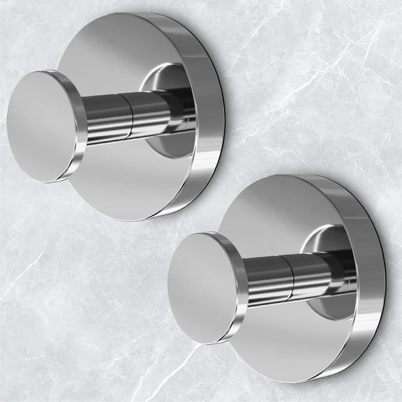 Shower Hooks for Inside Shower,Suction Cup Hooks for Glass Window,Removable Towel Hooks for Bathrooms,2 Packs(Mirror)