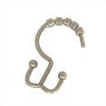 thumbnail image 1 of Shower Hooks with Double Roller Style in Brushed Nickel, 1 of 1