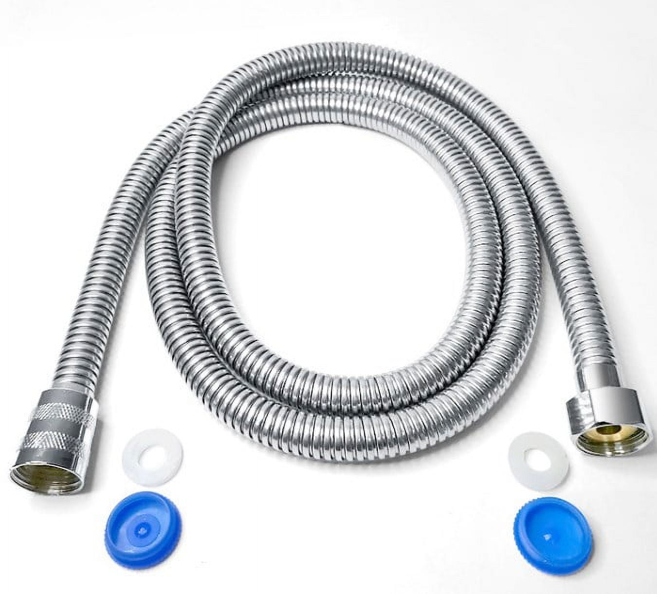 Shower Hose 71 Inches(6 feet) Stainless Steel Extra Long Bathroom Hand Held Shower Head Hose 6 foot Flexible Anti-Kink Handheld Shower Hose for Dog Brushed Nickel\u2026