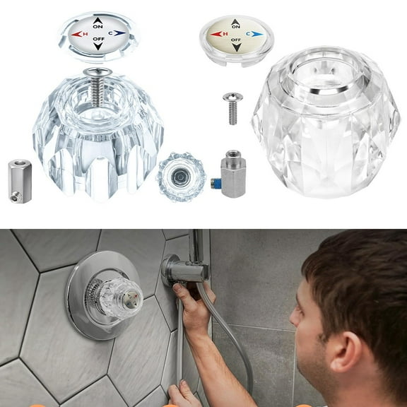 Shower Knob Replacement Tub Faucet Handle Kit RP41661 Single Handle Shower Knob