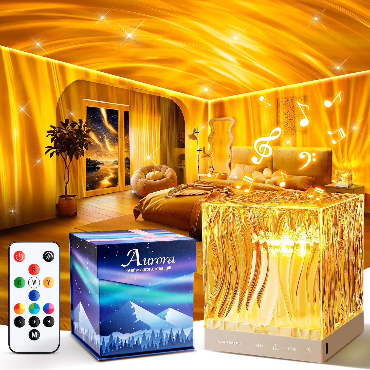 Shower Lamp Shower Lights White Noise Sound Machine for Sleep Adults, Bluetooth+15 White Noise Machine Baby Sound Machine Baby, 18 Colors Shower Light Party Lights Indoor, Remote Warm Light Lamp