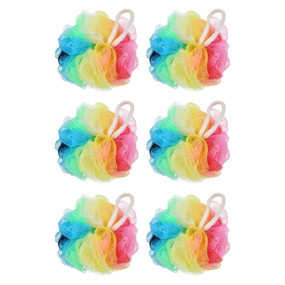 Crazyview Shower Loofah Bath Body Sponge Mesh Exfoliating Ball Pouf Scrubber Puff Loofahs Sponges Balls Bathing Lufa Exfoliator