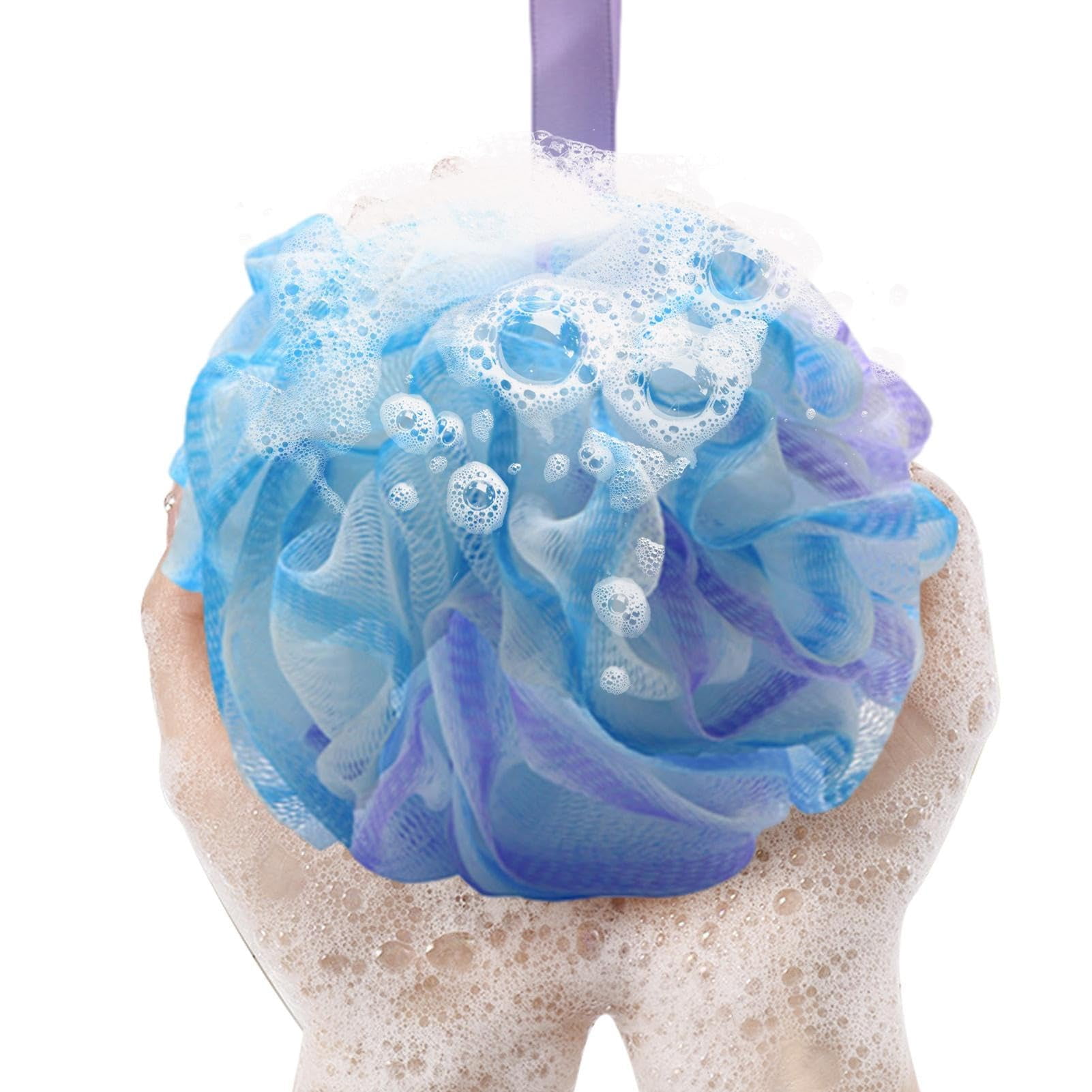 Shower Loofah Body Scrubber Cleaning Loofahs Soft Mesh Shower Puff