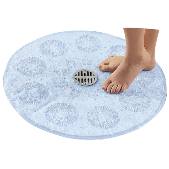 Shower Mat Clear, 23" Diameter