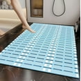 thumbnail image 1 of Shower Mat Non Slip -15.7"*26.7", PVC Bathroom Mat, Sturdy Bath Mat Without Suction Cups for Indoor Outdoor Use, Curlable Quick Drain, Easy to Cut, 1 of 6