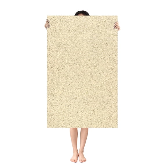Shower Mat Non Slip: 47.2 X 31.5 Inch Extra Large Mats Foride With Drain Hole - Soft Pvc Loofah Anti Slip Stall Walk-in And Bathroom Quick Drying