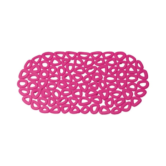 Shower Mat Non Slip Bathtub Mat, with Suction Cup And Drain Hole 12.99 X25.59 Inch Bathtub Mat, Suitable for Bathtub Shower, Easy to Dry