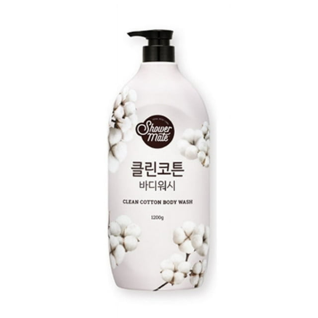 Shower Mate Natural Moisturizing Clean Cotton Body Wash 42.3 fl oz / 1. ...