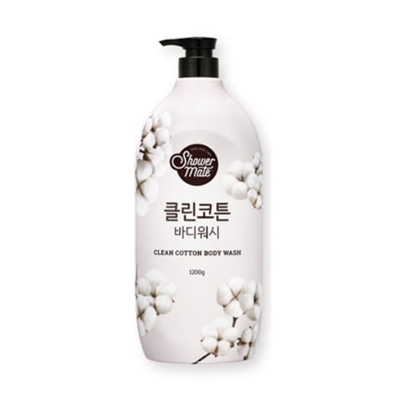 Shower Mate Natural Moisturizing Clean Cotton Body Wash 42.3 fl oz / 1.2 kg