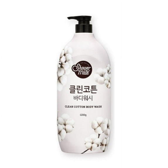 Shower Mate Natural Moisturizing Clean Cotton Body Wash 42.3 fl oz / 1.2 kg