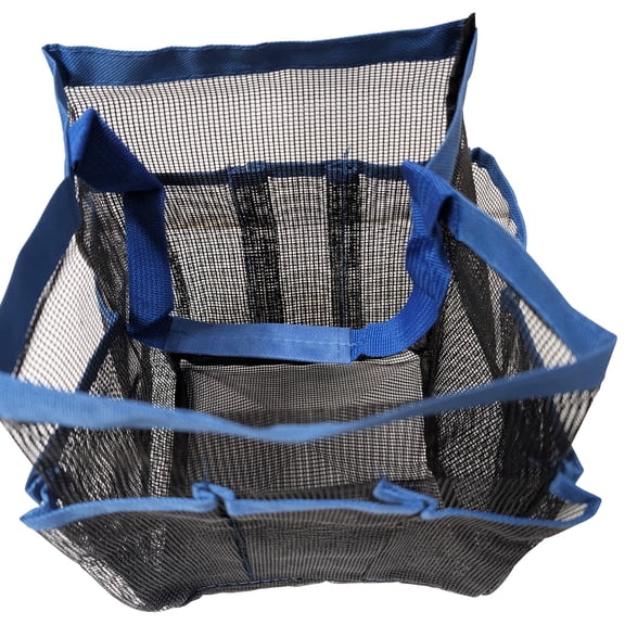Shower Mesh Tote Shower Caddy 8 Pocket Shower Bag Mesh Bathroom Storage Bag Organizer