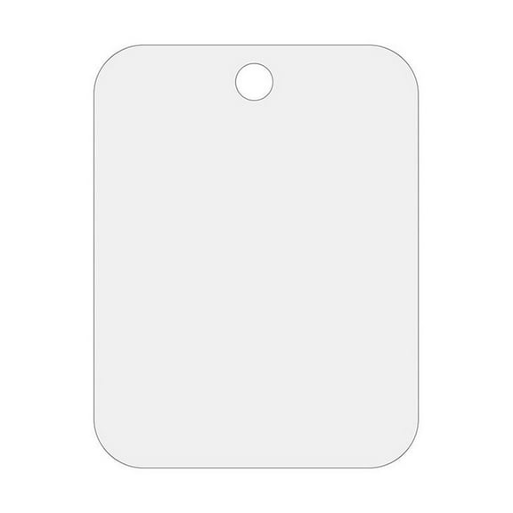 Shower Mirror Fogless Shaving Shave Acrylic Mirror Bathroom 13x17cm