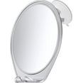 thumbnail image 1 of Shower Mirror Fogless for Shaving - with Suction, Razor Holder for Shower & Swivel, Small Mirror, Shower Accessories, Bathroom Mirror, Bathroom Accessories, Holds Razors (Chrome), 1 of 12