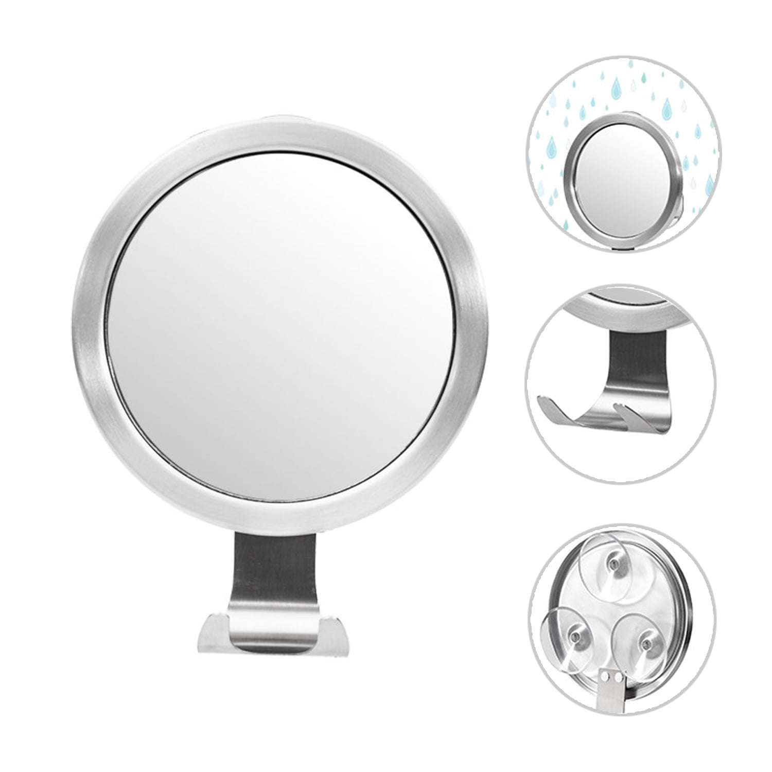 Shower Mirror Fogless with Razor Holder for Shaving, NODrilling