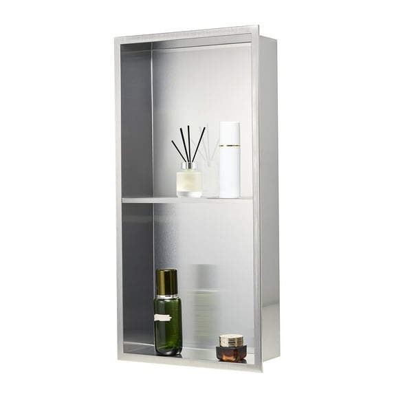 Shower Niche 13 x 25 x 4 inch Recessed Wall Shelf Stainless Steel ...