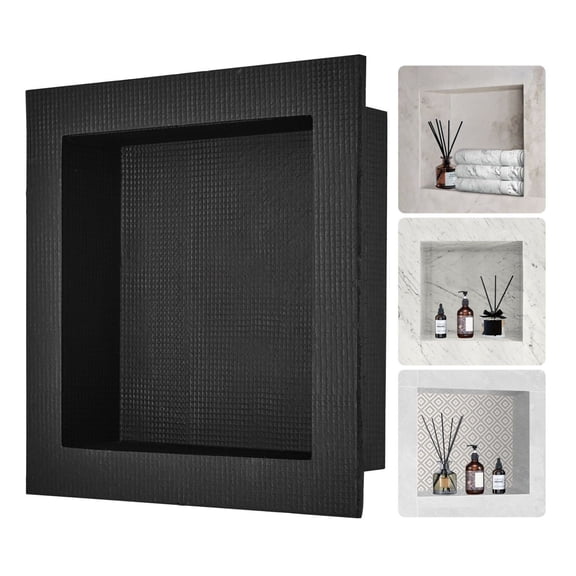 Shower Niche 16x16 Inch, Single Shelf Recessed Organizer