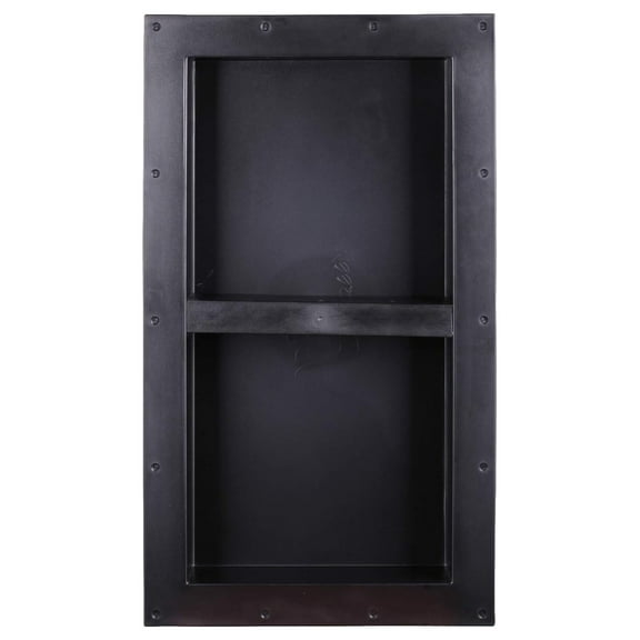 Shower Niche Ready to Tile 16X28" with Double Shelf for Bathroom Storage