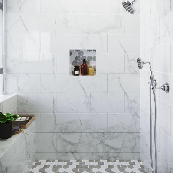Shower Niche, Shower Niche Insert Tile Ready, 12x12 Inch, Recessed Bathroom Storage, in Wall Shelf, Cubby Inserts, Recessed Shampoo Caddy, Inset Shelves, Built in Nook, Soap Box, Prefab