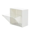 thumbnail image 1 of Shower Nozzle Clearance! FNGZ Self-Adhesive Small Storage Box, Wall Mounted Storage Storage Storage Box Box Creative Wall Flip Up Storage Small Home Box Transparent Object Bathroom Products, 1 of 9