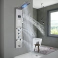 thumbnail image 1 of Shower Panel Tower System LED Brushed Rain&Waterfall Massage Jet Sprayer Tap, 1 of 14