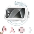 thumbnail image 1 of Shower Phone Holder Waterproof, 2026 Upgraded All-Round Waterproof Cell Phone Holder, Anti-Fog High Sensitivity, Multi-Angle Adjustable Wall Mounted Phone Holder, for Bathroom Batheub Kitchen(White), 1 of 7