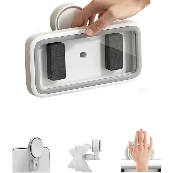 Shower Phone Holder Waterproof-480 Rotation, High Sensitivity Suction Cup Mount for Easy Movement, Phone Stand Case Mount for Bathtub Kitchen Mirror Suitable for All 4-7 inch Phones.