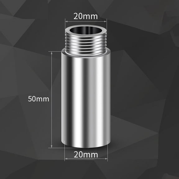 Shower Pipe Extension Pipe 10 60mm Bathroom Accessories Internal And External Thread Shower Head Extension Pipe
