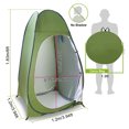 Shower Pop Up Privacy Tent Outdoor / Toilet / Changing Tent Sun Shelter