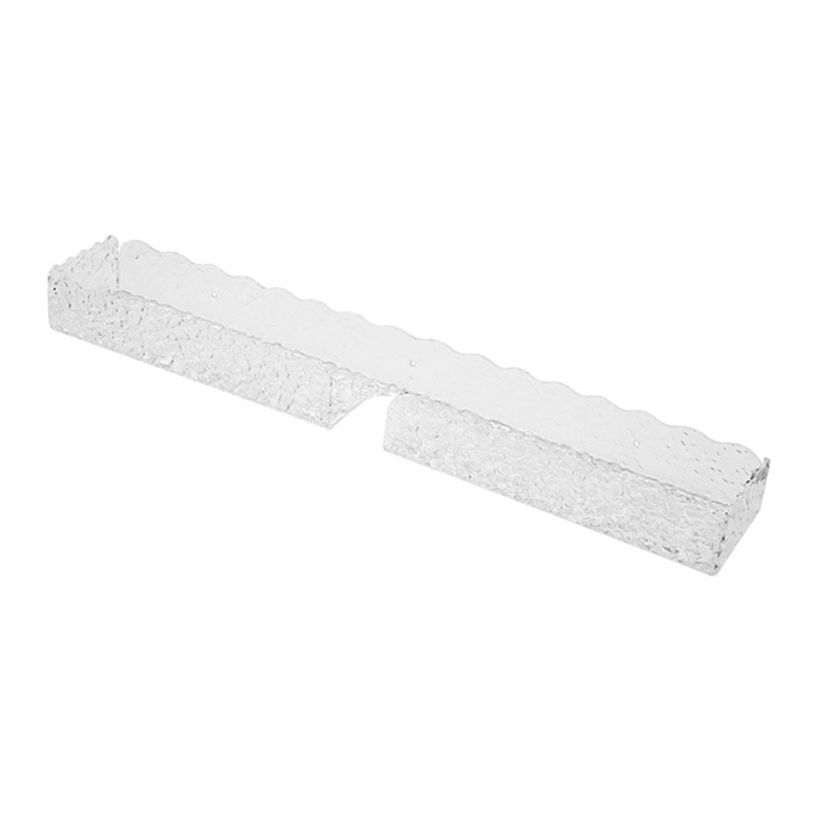 Shower Rack Acrylic Shower Floating Shelf, Shampoo Cosmetic Holder ...