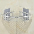 thumbnail image 1 of Shower Rack  Corner Shower Caddy Bathroom Shelves, Black Bathroom Shelf, Space Aluminum Wall-Mounted Toilet Vanity Towel Rack Storage, Free Punch Corner Shelf Bathroom Accessories/Black Single Layer, 1 of 3