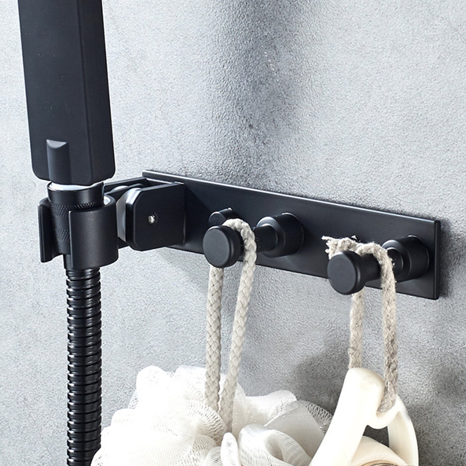 Shower Rack for Shower Head,Water Tap Shower Shelves with Hanging Hook Shower  Hooks for inside Shower , Stainless Steel Shower Hanger Hook for Wall,  Brushed H 