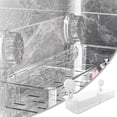 thumbnail image 1 of Shower Rack Shower Suction Shelf Suction Cup Shower Shelf Bathroom Caddy Organizer Bathroom Shower Shelves Shower Shelf for Inside Shower Shower Shelves Shower Organizer Suction 13.5 Inch Clear, 1 of 4