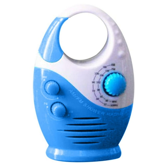 Shower Radios Waterproof AM FM Bathroom Shower Radio Portable Speaker