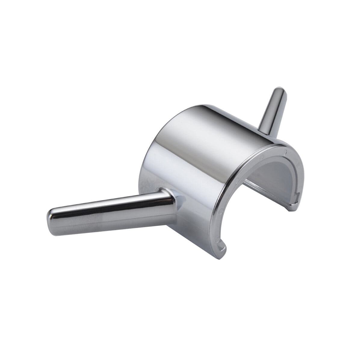 Shower Rod Towel Hook Shower Pole Hook for Towel Hook Bathrobe and Loofah Electroplating Finish