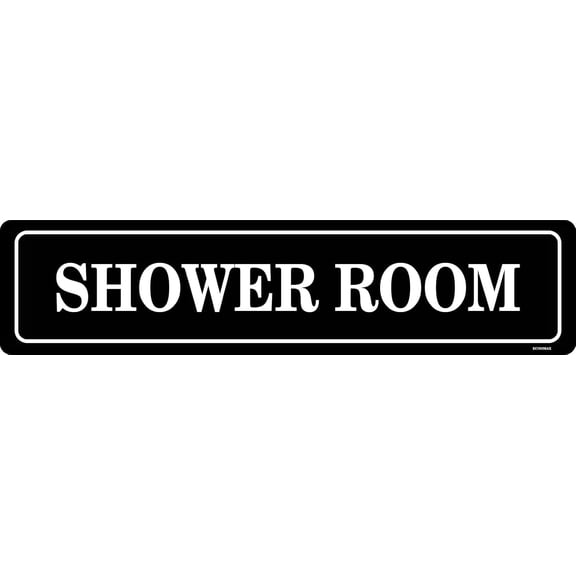 Shower Room Sign Bathroom Metal Plate Wall Plate Metal Poster Cafe Bar Shop Home Wall Decor Metal Sign 4"x16"