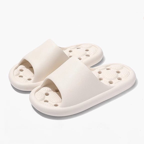 Shower Sandals with Drainage Holes,Quick Dry Non-Slip Bathroom Slippers Shower Sandals for Women,Bathroom Slides Slippers Shower Shoes