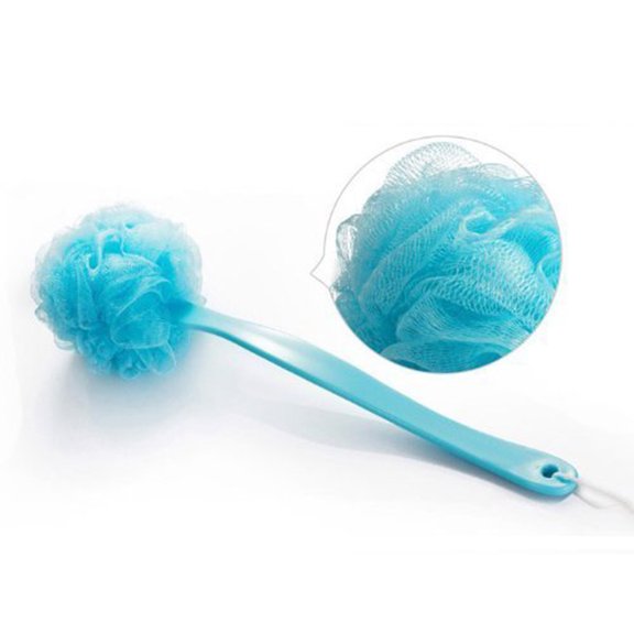 Shower Scrubber Loofah Sponge Bath Back Scrubber Brush with Long Handle