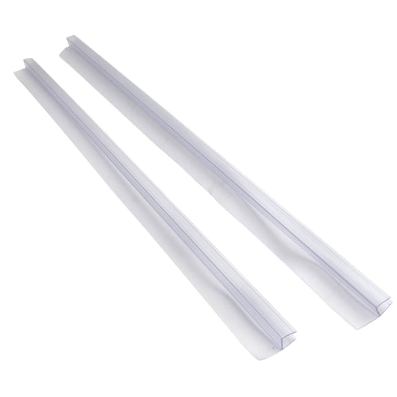 Shower Seal Strip 50Cm Replacement Parts Transparent Door Bottom Seal Strip Water Deflector Glass Fixture Bathroom