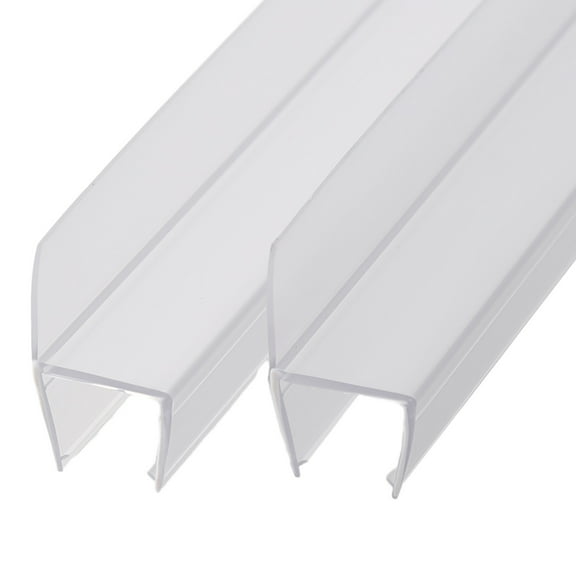 Shower Seal Strip 50Cm Replacement Parts Transparent Door Bottom Seal Strip Water Deflector Glass Fixture Bathroom