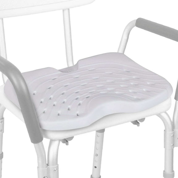 Vive Shower Seat Cushion Waterproof, Soft Padded, Non-Slip Cushion for Shower Chairs, Transfer Benches & Bath Stools (Chair Not Included)