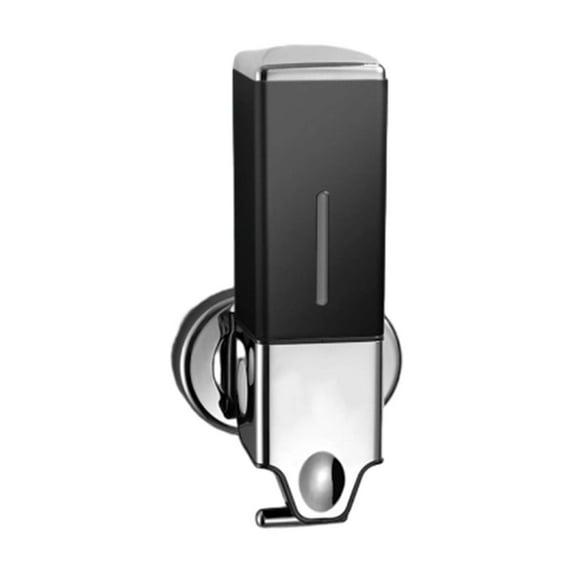 Shower Shampoo Dispenser,Soap Dispenser,Chamber Wall Mounted Bathroom Shower Pump Dispenser and Organizer,Wall Mounted Soap Dispenser Bathroom Kitchen Home Single Hanging Shower Gel Box Bottle