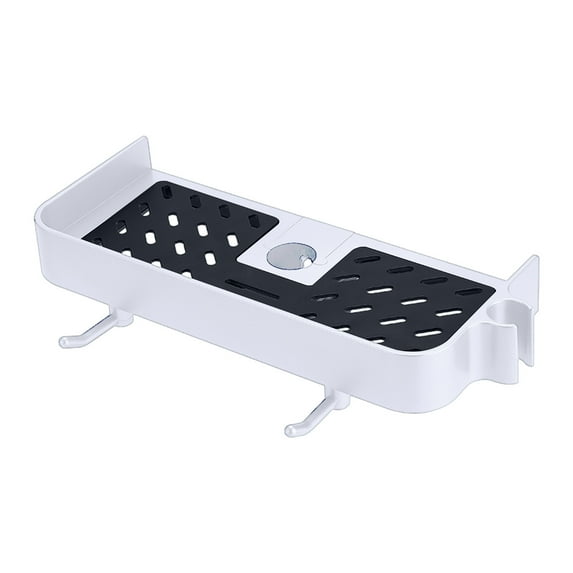 Shower Rack Punch Caddy Shelves Slide Bar for Head Shampoo Soap Holdersuitcase with Stainless Steel Guardrail Shelves Punch Caddy Shelves Slide Bar for Head Shampoo Soap Holdersuit